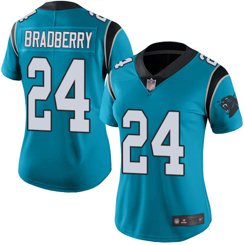Carolina Panthers Limited Blue Women James Bradberry Alternate Jersey NFL Football #24 Vapor Untouchable